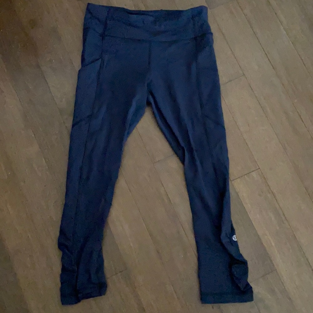 Blue Lululemon Crops